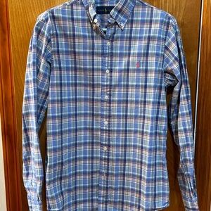 Ralph Lauren Men's Multicolor Pastel Plaid Button-Down Shirt